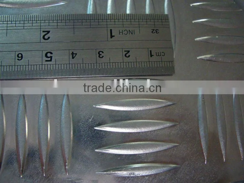 mirror finished embossed aluminum tread plate 1050H14