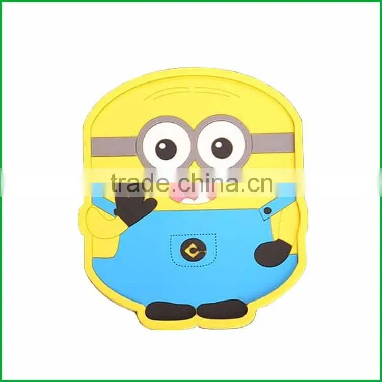 2016 soft pvc 2d pig coasters for premium gifts