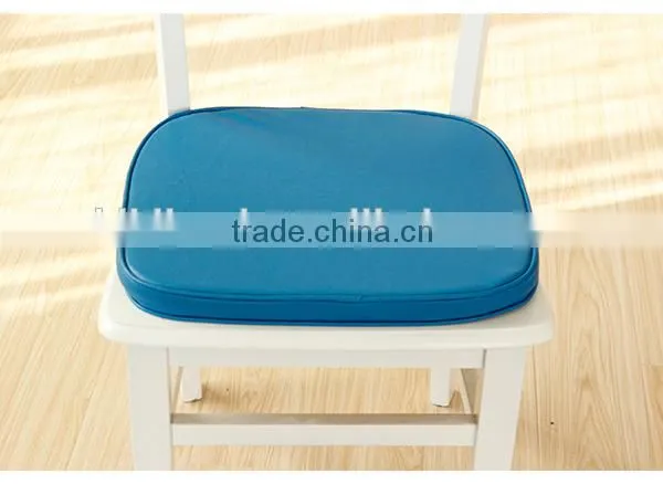 2015 New Design Blue PU Chairpad Foam Filling Chair Pad