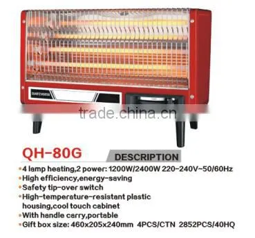 Halogen heater 1200W/2400W