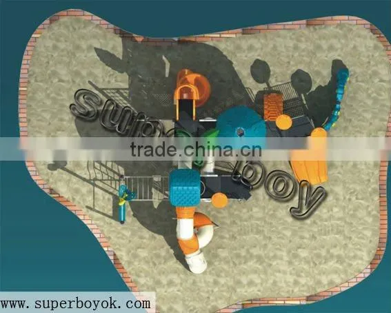 Children plastic outdoor play set