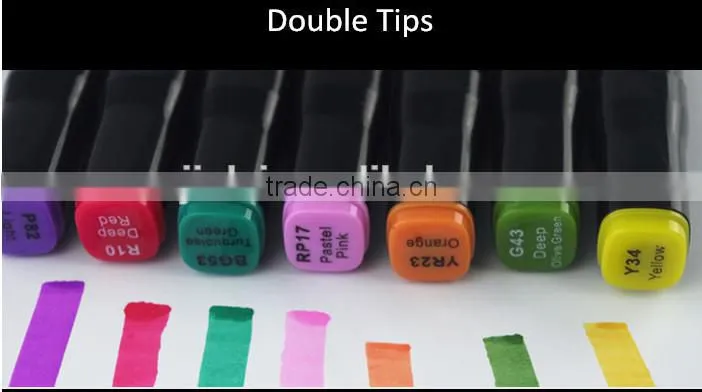 Design Permanent Marker Pen With Dual Tips