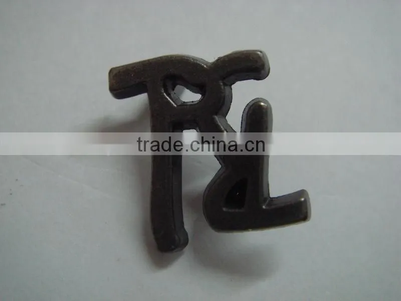 custom design garment accessories metal plate