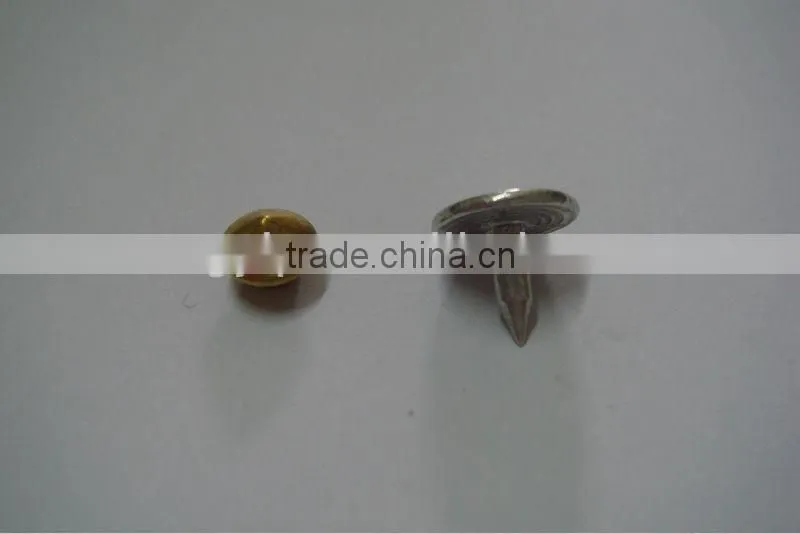 6mm metal plating rivet for bags