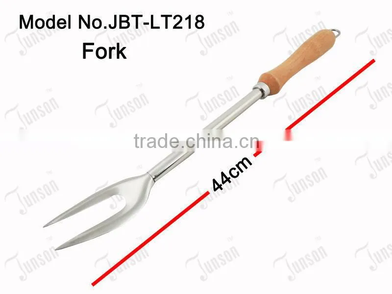 JBT-LT218 5Pcs BBQ Tools Set With Beech Wood Handle