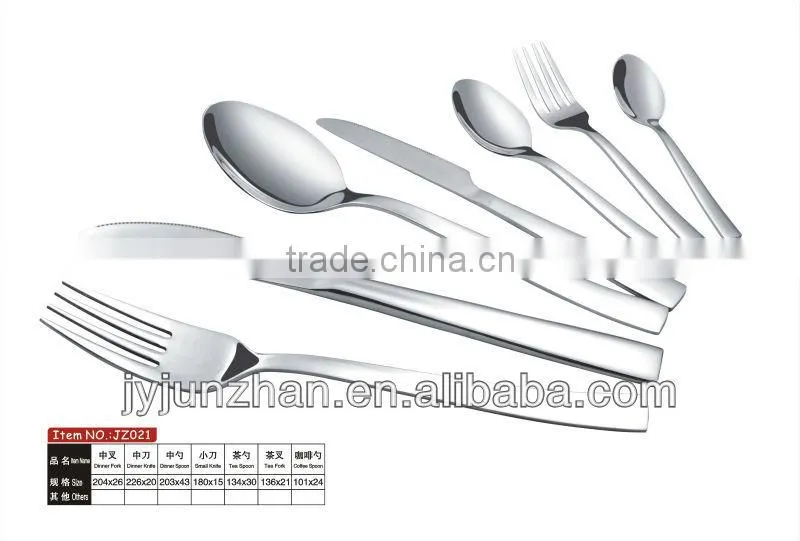 Stainless steel Nice spoon fork knife with low price and high quality