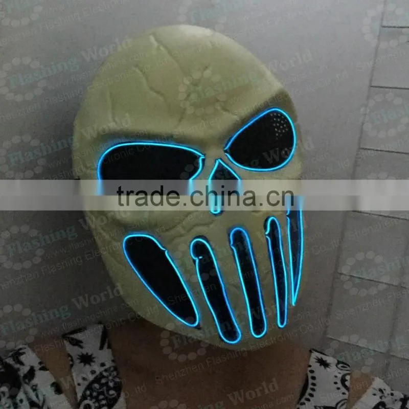 Wireless Fashion masquerade neon party mask, party supplies fashion flashing neon party mask