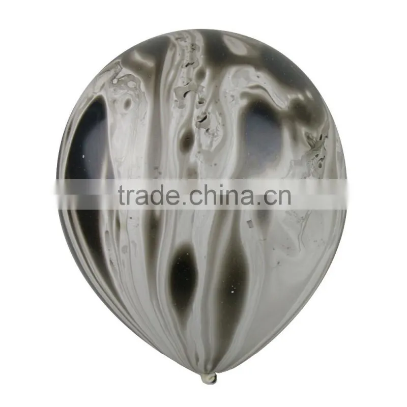 bomba solar latex balloon black cloudy twisty balloon