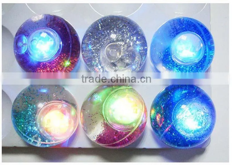 2015 quality products factory wholesale custom flashing bouncing balls with flashing light