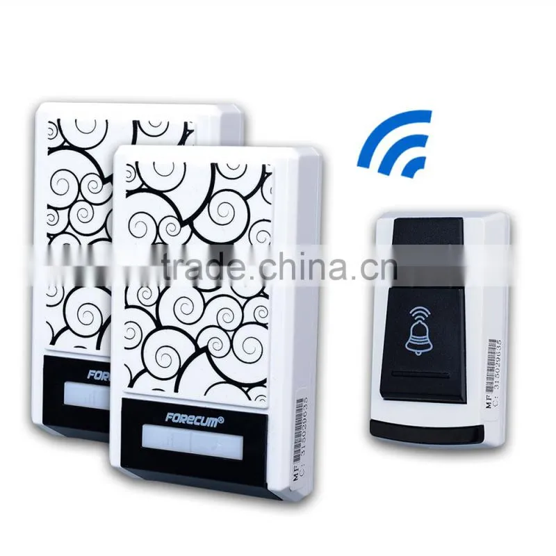 Wireless 2 Receivers Remote Control 100m Waterproof 36 tunes Doorbell Door Bell
