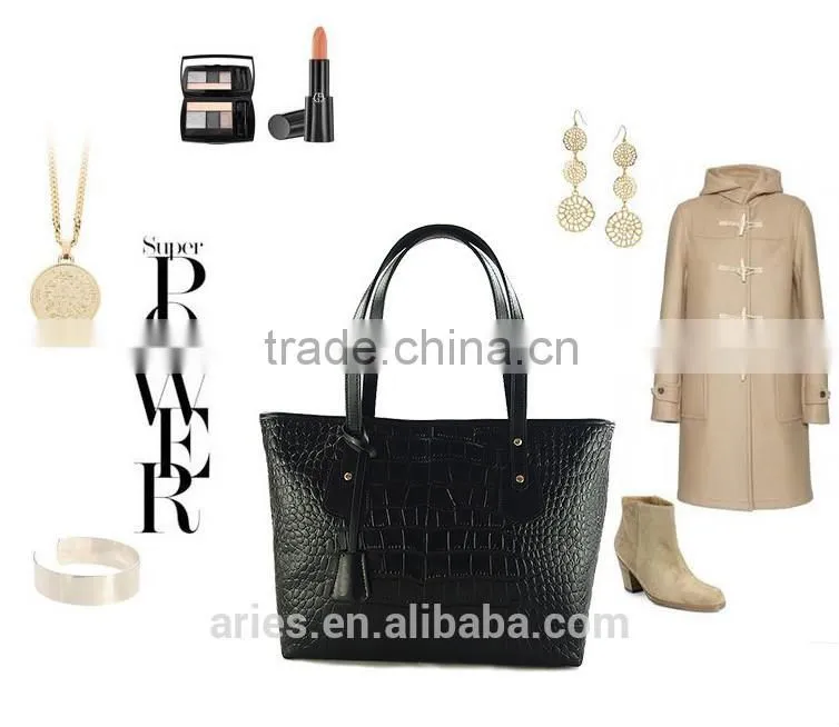 015 super hot selling lady bag, lady hand bag, Beautiful genuine leather shoulder bag