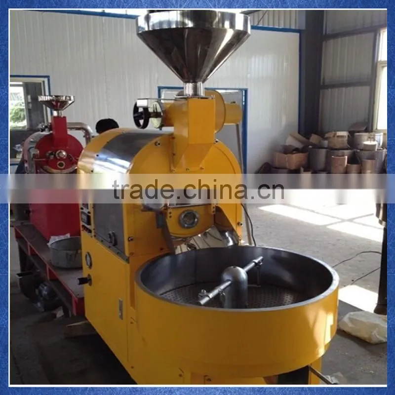 Gas roasted coffee beans machine,coffee roasting machine for sale