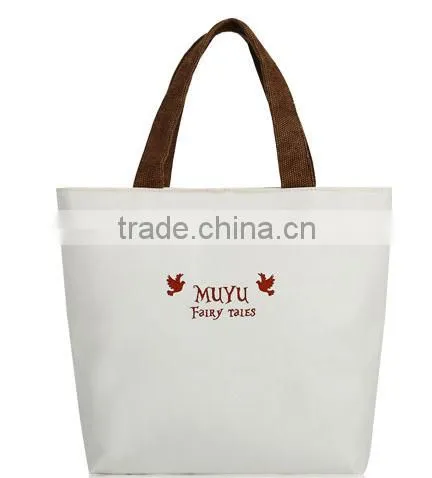 hot selling printing canvas cotton tote bag shopping bag