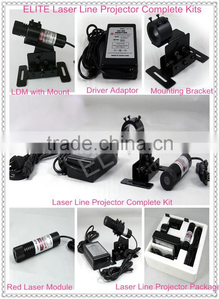 FDA Certify 70mw 90-250VAC Laser Line Projector for Stone/Metal/Woodworking, Fabric/Tire Processing Laser Alignment&Calibration