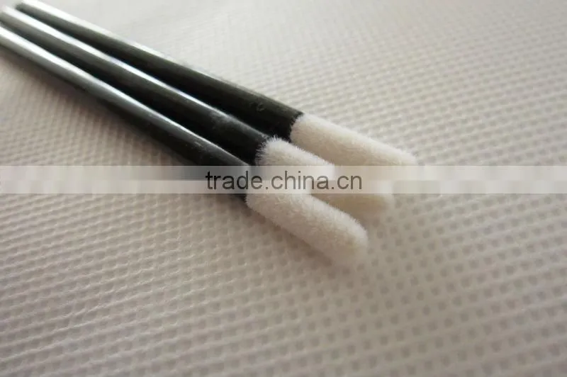 Microfiber swabs/microbrush for eyelashes