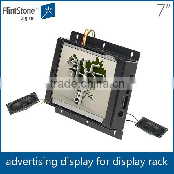 FlintStone digital point of sale advertising 7 inch open frame lcd