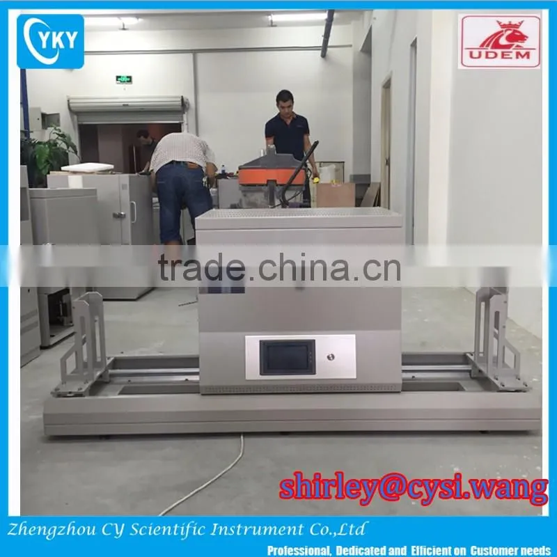 1200C sliding solar RTP tube furnace for graphene in lab ALD & PECVD Combination Tube Furnace System