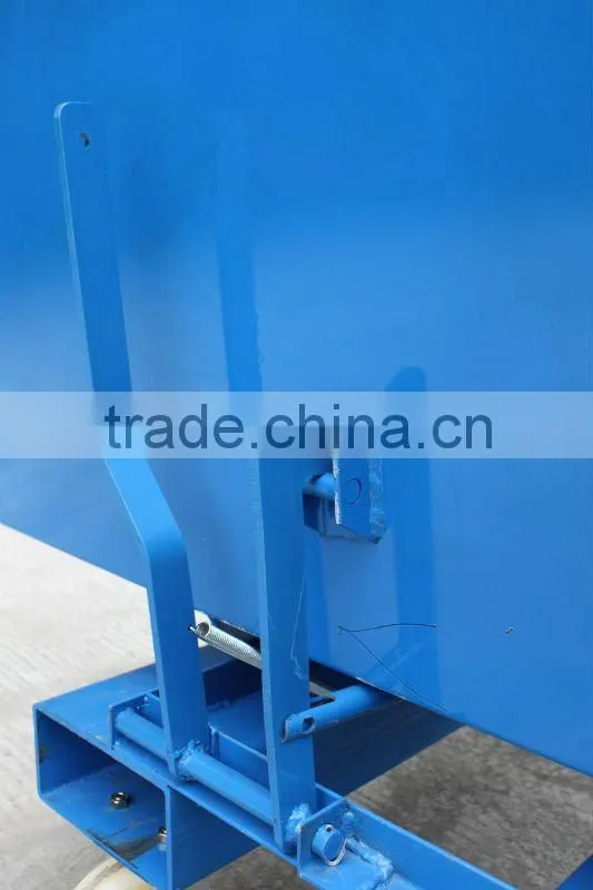 forklift steel tipping bins with cover