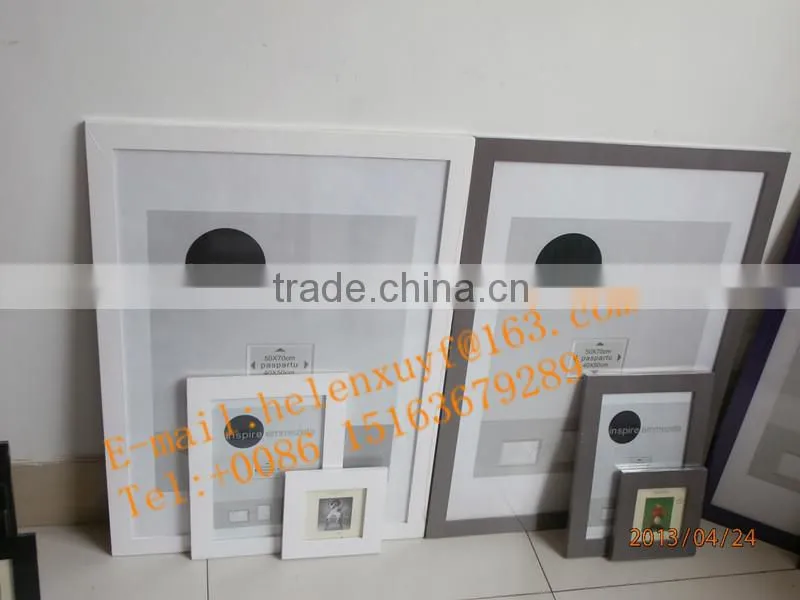 Hot Black Wooden Photo Frame, Lovely Picture Frames for Home Decoration