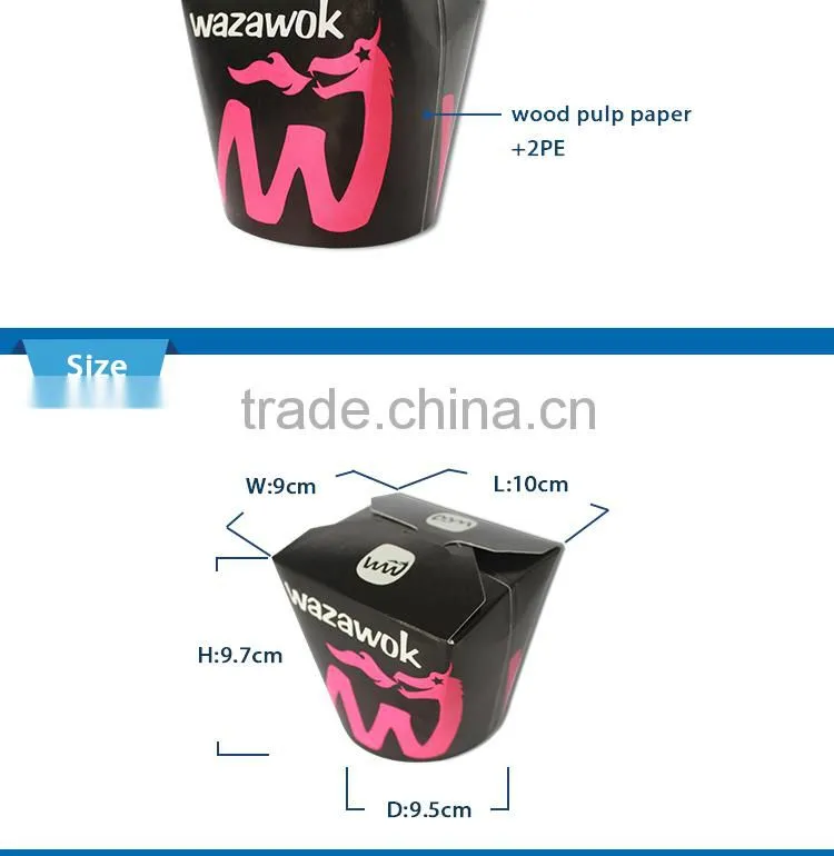 manufacturer custom chinese noodle box