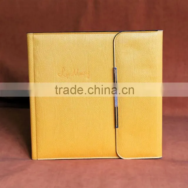 PU leather photo album cover