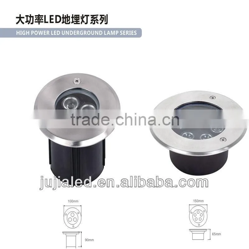 Pure aluminum waterproof IP67 LED Underground Light with 12 volt led light