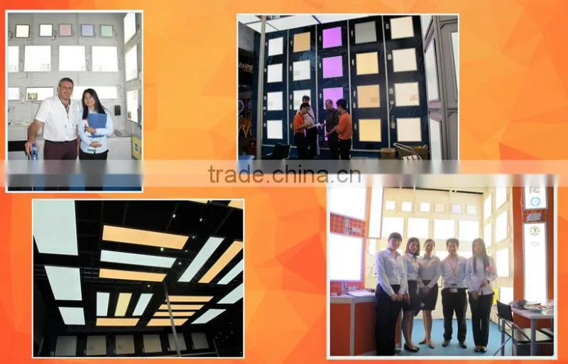 Edge lit smart led panel lights 600x600 Double side luminous led panel lighting 600x600 CE ROHS 2x2 led ceiling panel light
