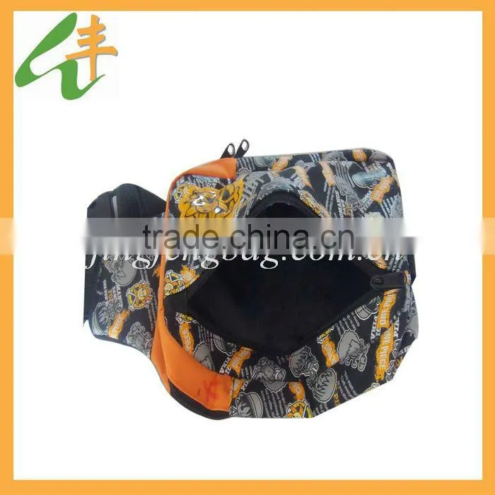 Hot selling sport trendy printing polyester waist bag