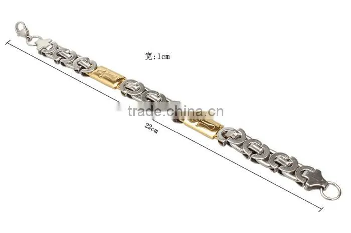 Kindy jewelry JCB0228 punk style fashion bracelet men 316l stainless steel