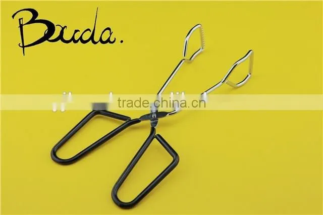 10.5" Hot sell Bouda BBQ food tong with scissors handle BD-K9019