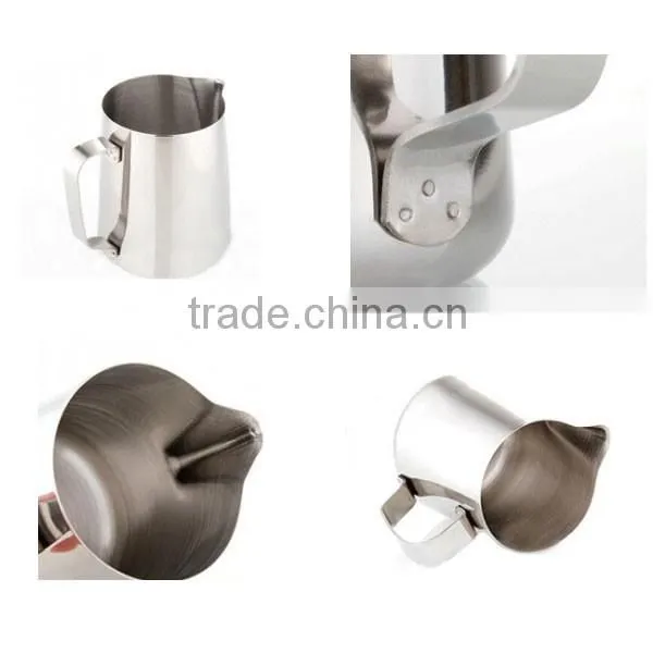 Milk pitcher 350ml 600ml sharp beaks coffee frothing stainless steel milk jug