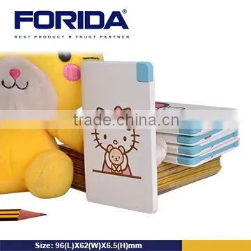 Latest Ultra Slim Portable 5V/1A Alumnium Case Card Power bank with 2500mAh/3000mAh for Samsung mobiles/Tablets