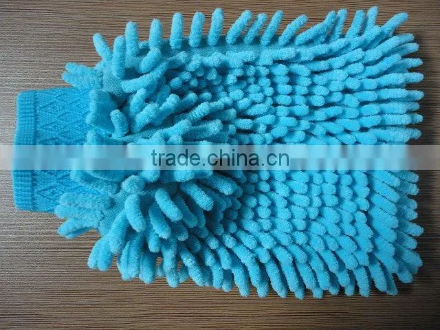 microfiber cleaning mitt