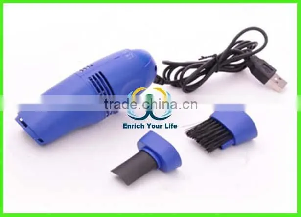 Black Plastic Housing USB Mini Vacuum Cleaner for PC Laptop Keyboard
