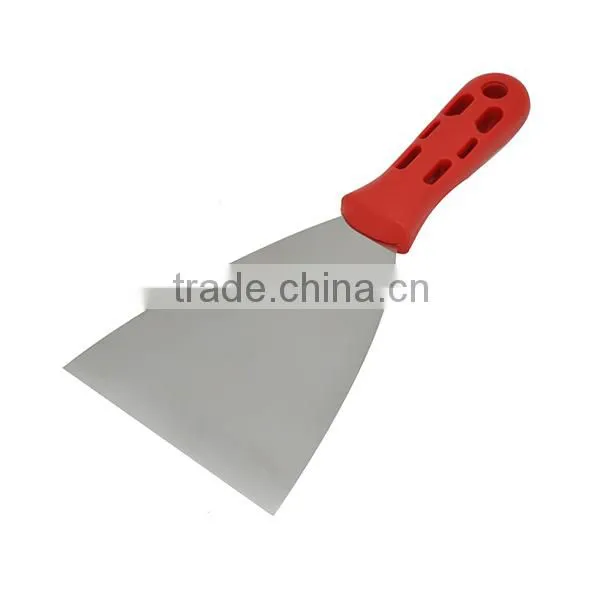 90 mm Stainless Steel Blade red or blue Plastic Handle Putty Knife wide blade scraper