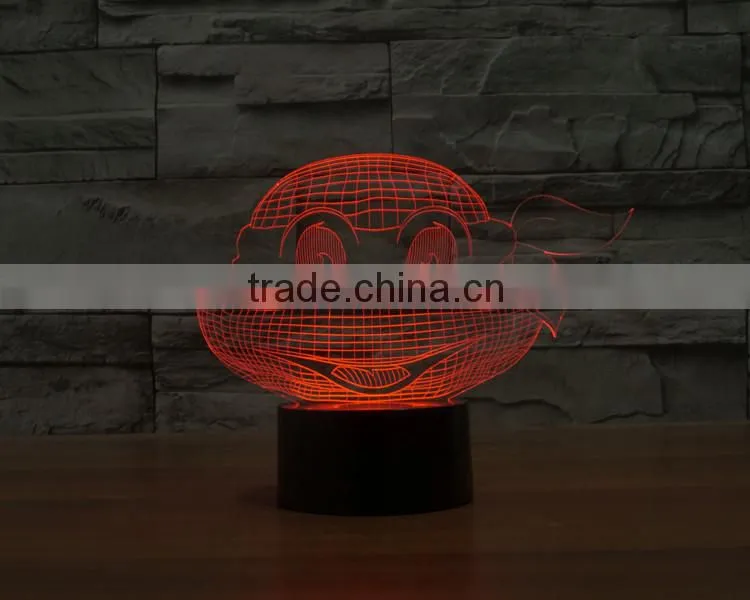 3D LED Lamp Light USB Teenage Mutant Ninja Turtles Colorful Night Light for Wedding Deco Innovative Christmas Gift Present