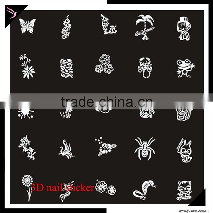 Girls Party Dresses 3D nail art beauty sticker nail sticker