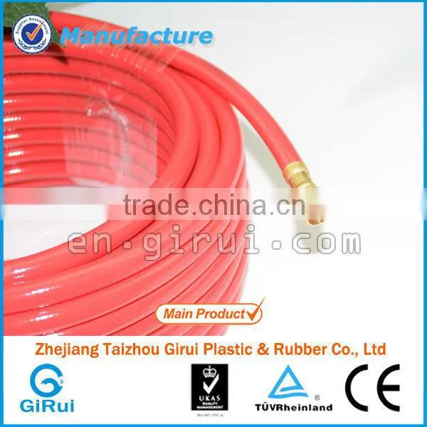 pneumatic air hose with NPT connectors,red hose