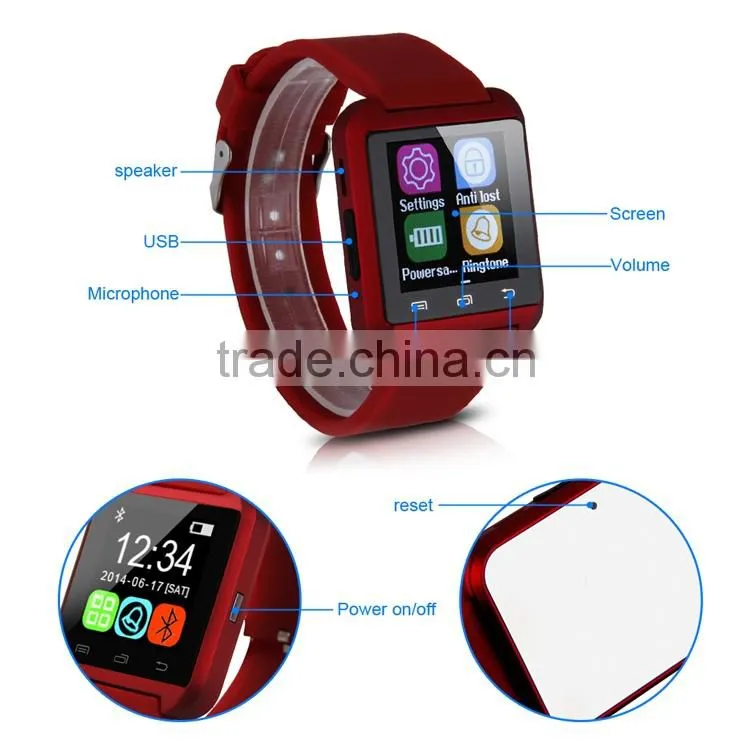 1.44inch capacitive hand touch held MTK 6261 digital smart watch 2016