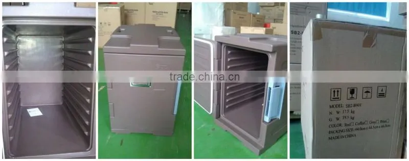 86L pan carrier food box, plastic food container, food container with GN pans