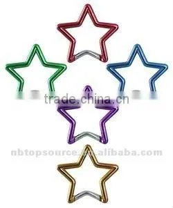 Hot Sale Mini Cheap Aluminum Super Portable Star Shaped School Pocket Carabiner for promotion