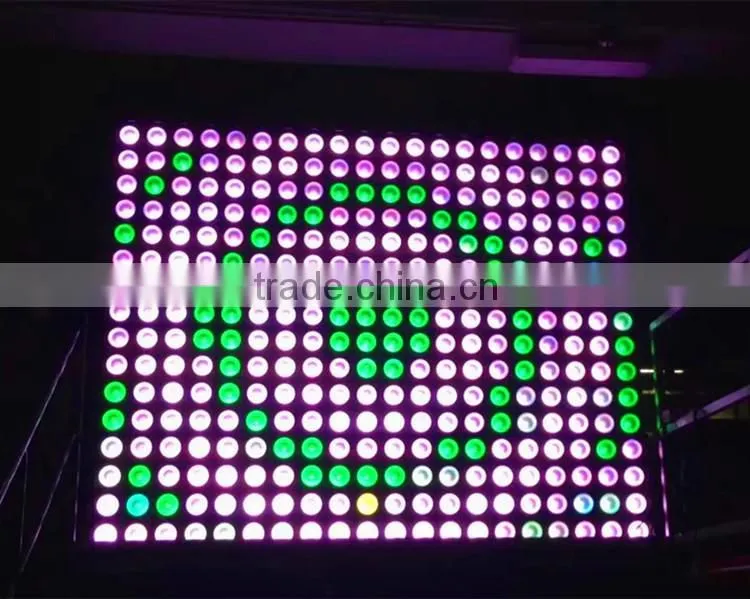 RGB 3in1 led matrix light 25*10w warm white led matrix beam light