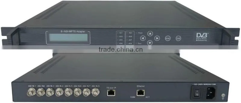 sc2235 sc-2235 8 ASI IP*8 MPTS gigabit ip covnerter Gateway(8ASI-to-8IP,multicast,Gigabit)