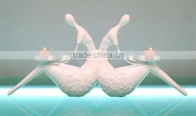 black, red and white candle holder wholesale