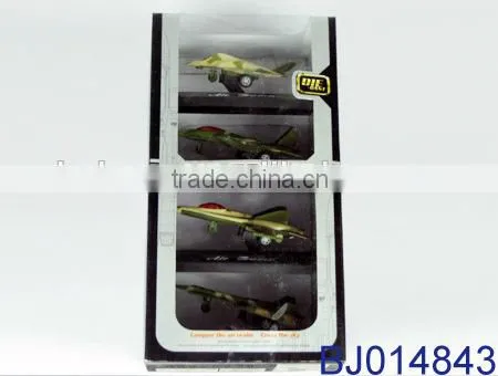 Funny kids toy mini pull back fighter/camouflage diecast combat aircraft