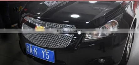 Silver Aluminum Mesh Grill for Front Bumper/Performance Decorative Light Weight Aluminum Mesh Grill