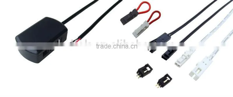 12V sustainable lightweight LED mini display junction box for LED furniture lights with PCB sockets