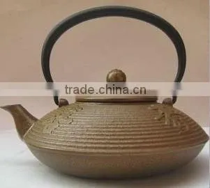antique cast iron teapot