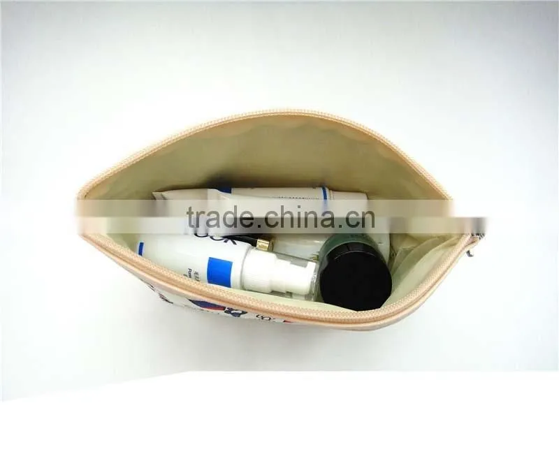 Promotional canvas cosmetic travel bag made in Guangzhou China