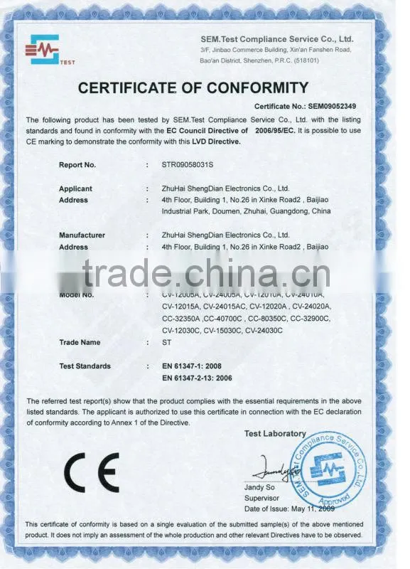 2100ma series leds waterproof led power supply with triac dimmable function